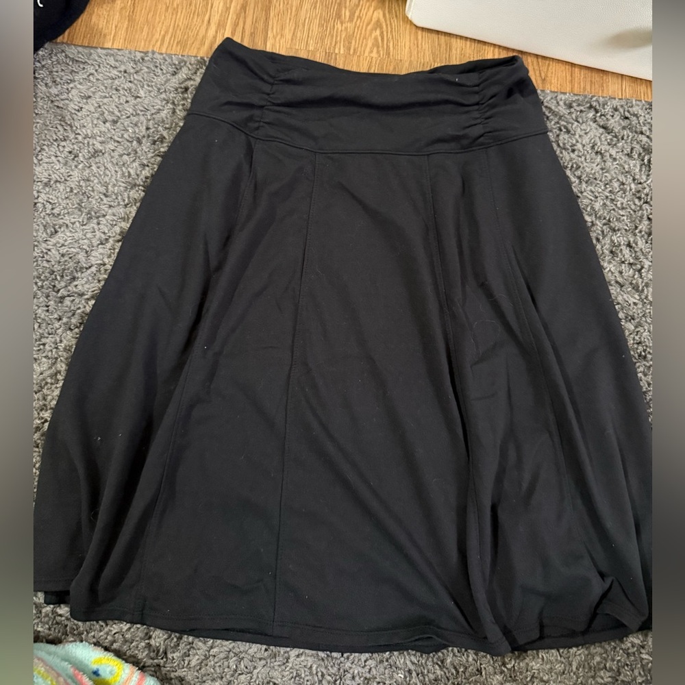 Athleta Black A-Line Skirt